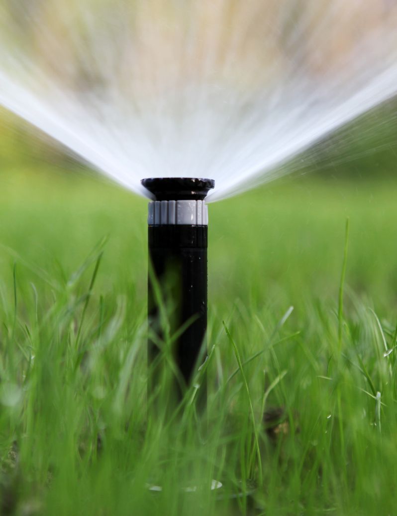 Professional irrigation system installation